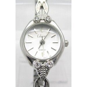 Women Collezier Quartz WR Analog 18mm Round Watch (H607) "New Battery"